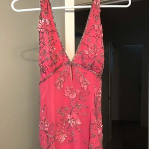 Pink formal/ prom dress - long